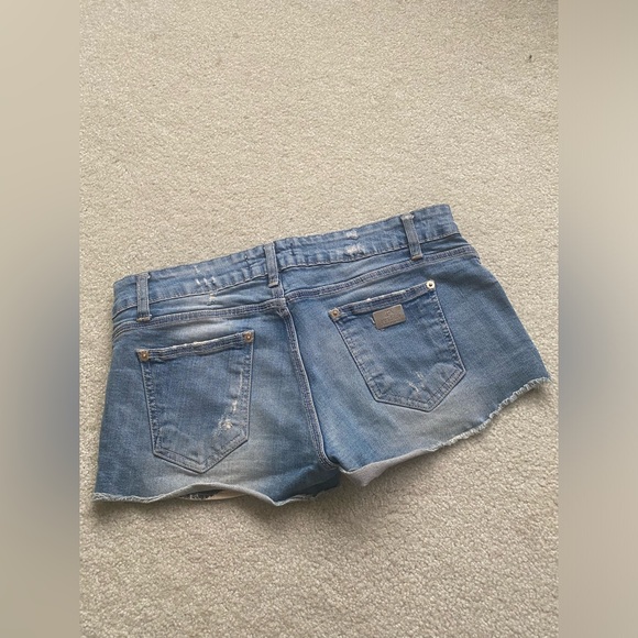 JUSTOR made in Italy jeans shorts size S - Picture 3 of 4